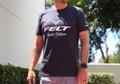 Felt Bicycles Classique Dark Grey T-Shirt | Men's -Best Felt Bicycles Felt T Shirt Classique Grey Men 02